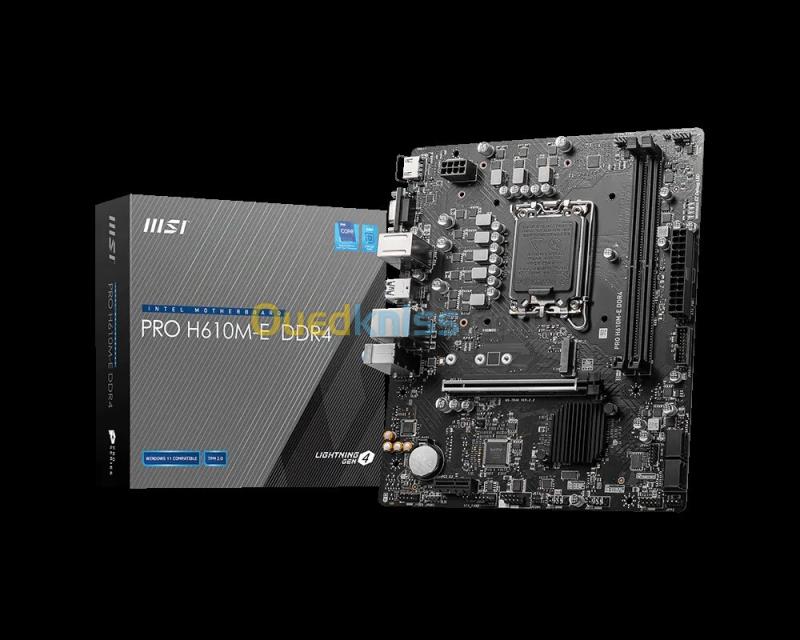 CARTE MERE MSI PRO H610M-E