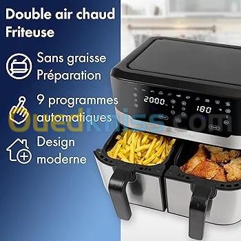 Profi Cook,Double Friteuse à Air Chaud avec Ecran Tactile 3