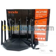  Routeur TENDA WiFi Gigabit double bande AC2100 AC23 7 ANTENE
