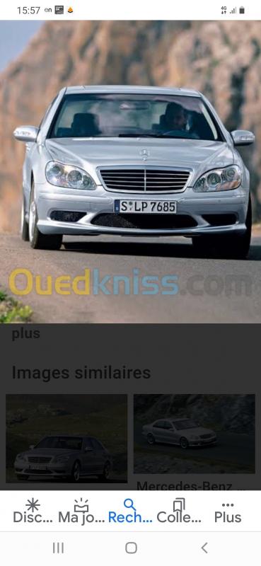 Mercedes Classe S 2001 Classe S Alger Algerie Tarif Et Prix Ouedkniss Com