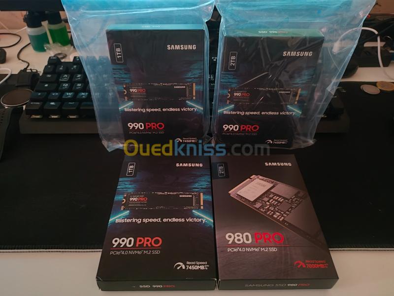  Promotion SSD Samsung 990 PRO Original M.2 PCIe 4.0 NVMe 1TB/2TB 7450Mb/S