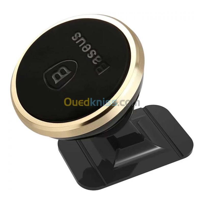 BASEUS 360 ADJUSTABLE MAGENETIC PHONE MOUNT HOLDER - SUPPORT AJUSTABLE - PARE-BRISE - GOLD 2