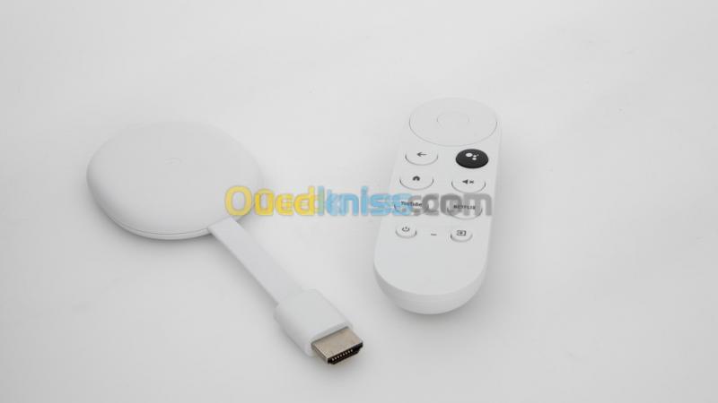  Google Chromecast Avec Google TV - 4K - HDR10/10+ - WiFi Bluetooth - HDMI - Télécommande Vocale -
