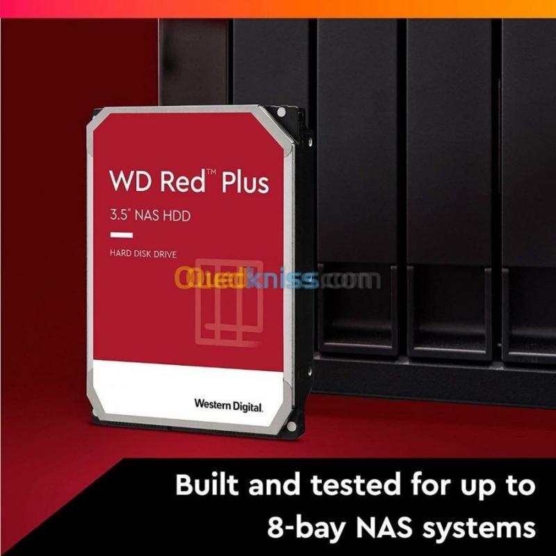  WD 4TB RED NAS - WD40EFAX - 3,5" SATA 6 Gb/S - 5400 TPM - 64Mo - HDD