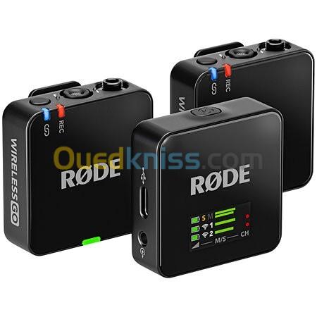 RODE WIRELESS GO (GEN 3) - SYSTÈME DE MICROPHONE SANS FIL - ULTRA COMPACT À DEUX CANAUX - 7 HEURES - 2,4 GHZ - BLACK 2