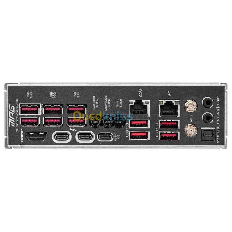 MSI MPG Z890 CARBON WIFI - ATX SOCKET 1851 - Intel Z890 - 4X DDR5 - M.2 PCIE 5.0 - WI-FI 7 5