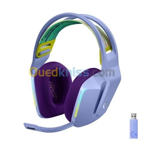 LOGITECH G733 LIGHTSPEED - CASQUE GAMING SANS FIL - DTS HEADPHONE X 2.0 - RGB - MICRO DÉTACHABLE - BLEU