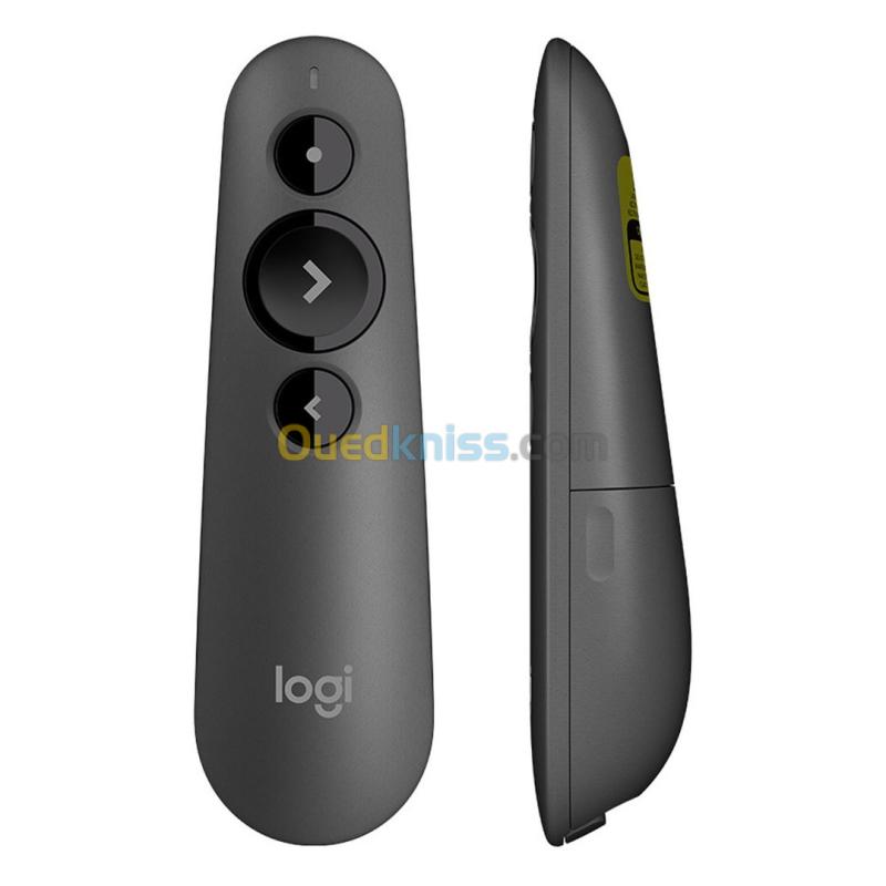 TÉLÉCOMMANDE DE PRÉSENTATION LOGITECH R500 - LASER ROUGE - BLUETOOTH & USB - MULTIPLATEFORME- NOIR 4