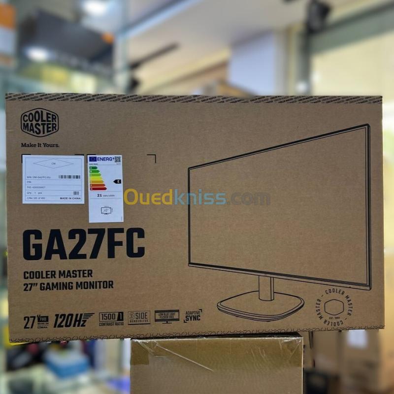 ECRAN COOLER MASTER GA27FC - GAMING 27" FULL HD - 120HZ - 1MS MPRT - AMD FREESYNC - HDR10 - BLACK 2