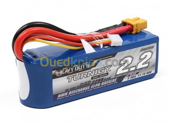  Arduino - Batterie Lipo Turnigy 2200mAh >>> 3S 60C w/XT60U 