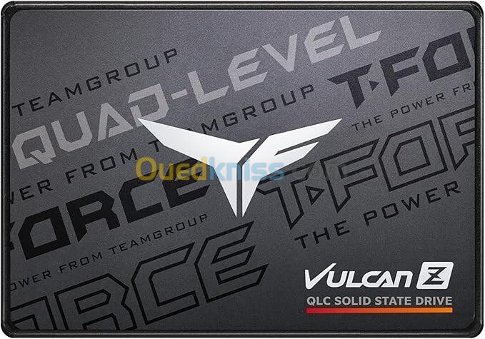 ssd 1 TB SATA T FORCE VULCAN Z (En configuration seulement)