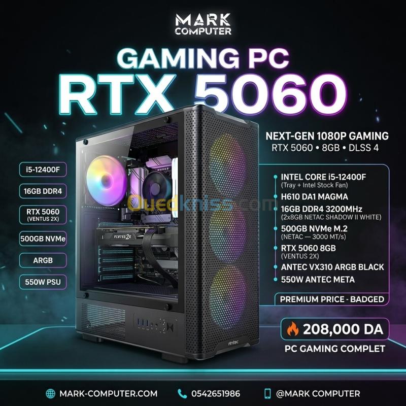 5 12400F + RTX 5060 8GB