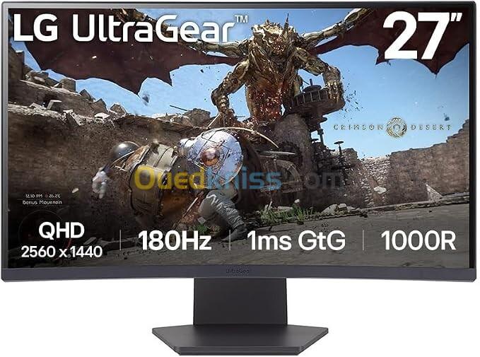 ULTRAGEAR 27GS60QC CURVED 27" 180HZ 2K 1MS