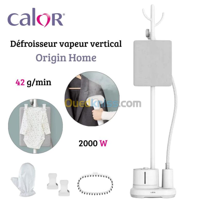 Défroisseur Vapeur Vertical Calor 2000W Avec 3 niveaux de vapeur - Calor Origin Home