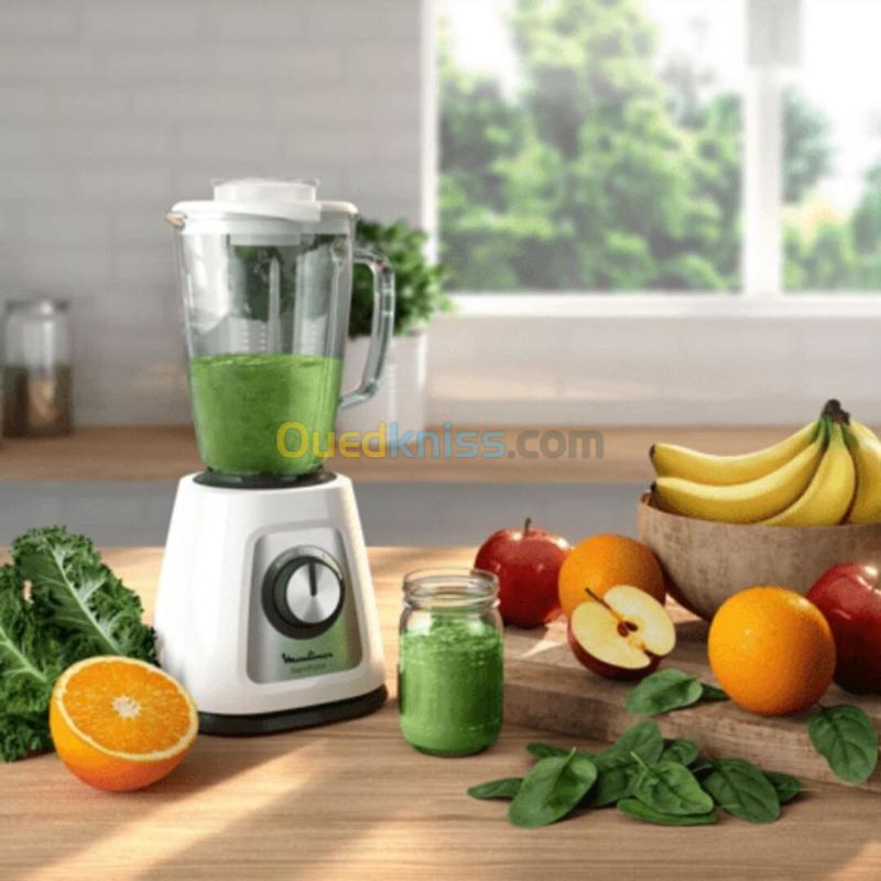 Blender Mixeur En Verre Moulinex Blendforce 800W 1.75L avec 3 Vitesses 2