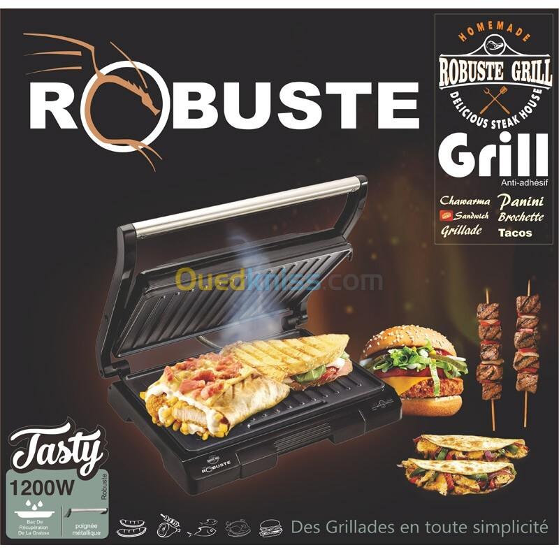 Panineuse Et Grill Robuste Tasty 1000 W - بانينوز و شواية 3
