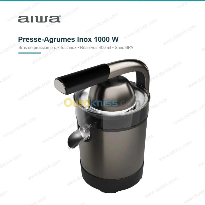 Presse-Agrumes Électrique Inox 1000 W AIWA KORYU 1000 AJC-6000