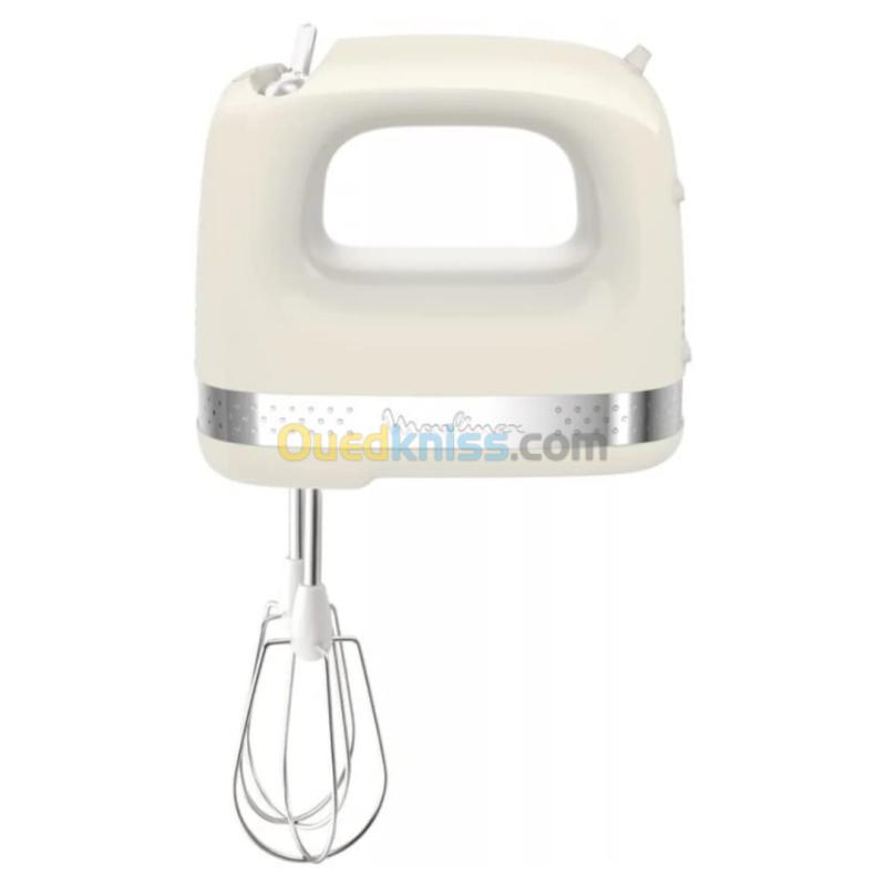 Batteur à Main Electrique Moulinex Soleil Ivoire 200W 2 Vitesses Moulinex Soleil Ivoire HM211A11 2