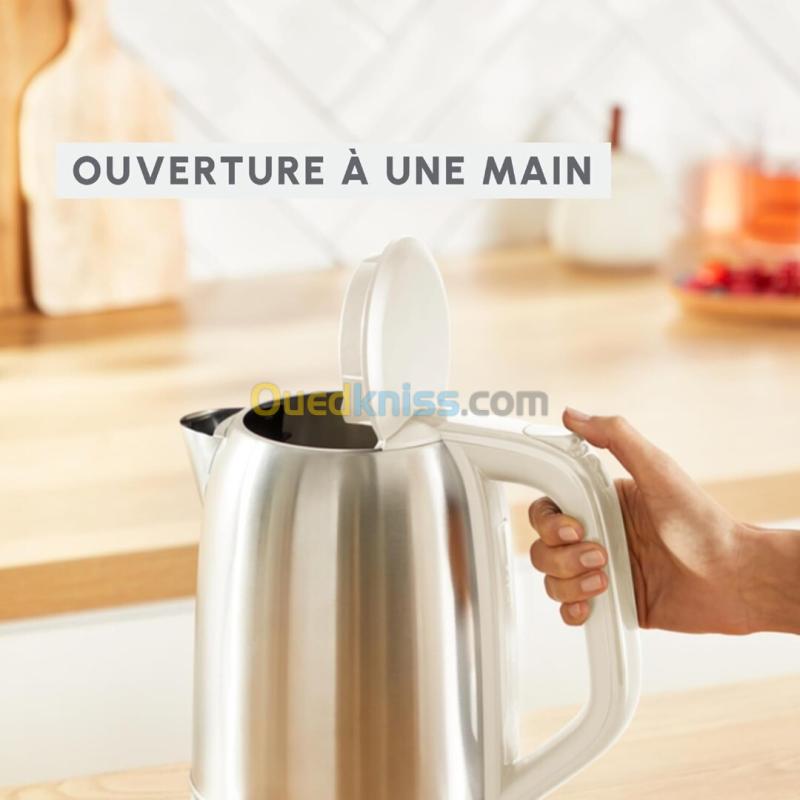 Bouilloire Électrique Moulinex Subito Plus 1.7L 2000W Sans Fil Inox - Indicateur 1 Tasse 3