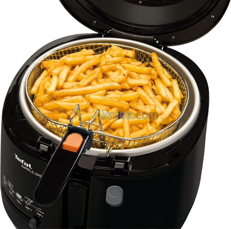 Friteuse électrique a huile SEB Simply One 2,1L 1,2 kg 1900W avec Hublot Filtre Métal Permanent et Thermostat Réglable - مقلاة كهربائية 2