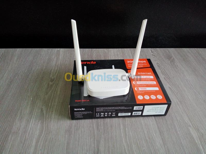  Tenda D301v4 N300 Wi-Fi ADSL Modem Router