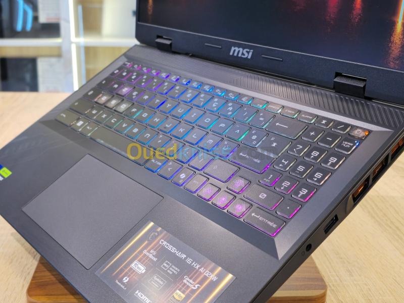 (VENDU) LAPTOP MSI CROSSHAIR 16HX AI ULTRA7-255HX 16G 512G SSD RTX5070 8G 16' 240HZ /WIN11 3