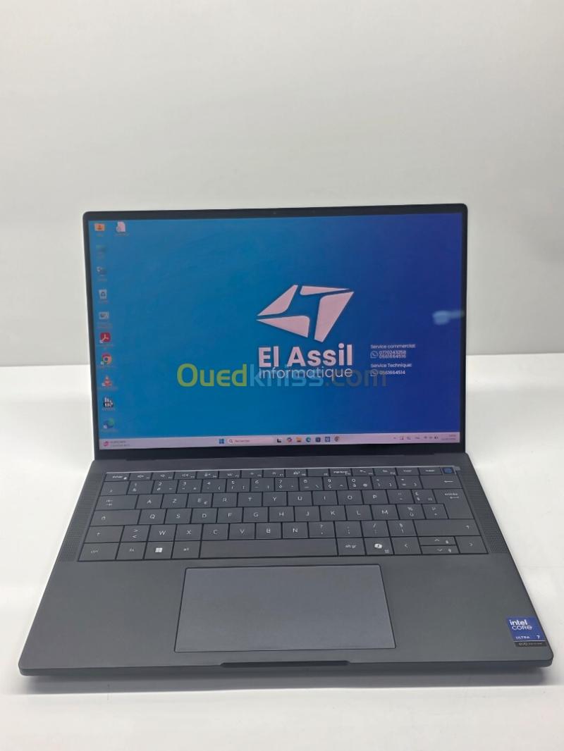(VENDU) LAPTOP DELL PRO MAX PREMIUM ULTRA-7 255H EVO 16G 8400MHZ 512G SSD INTEL ARC PRO 140T 8G 14'' 2.8K OLED TACTIL