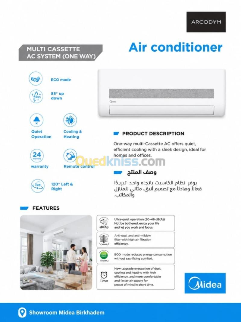 MULTI CASSATE SYSTEM MULTI GAINABLE MULTI SPLITE MURALE 2