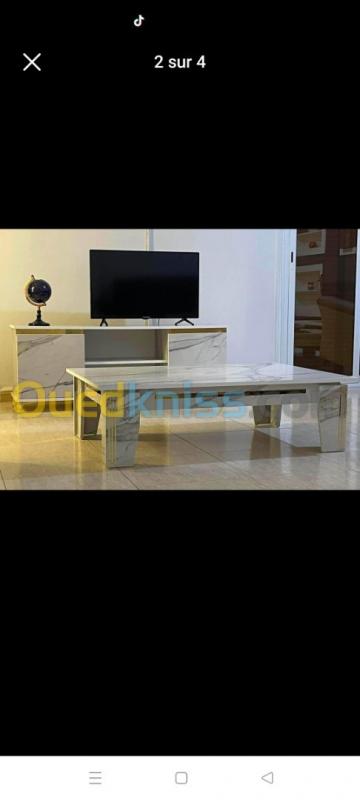  Pack meuble TV + la table basse 