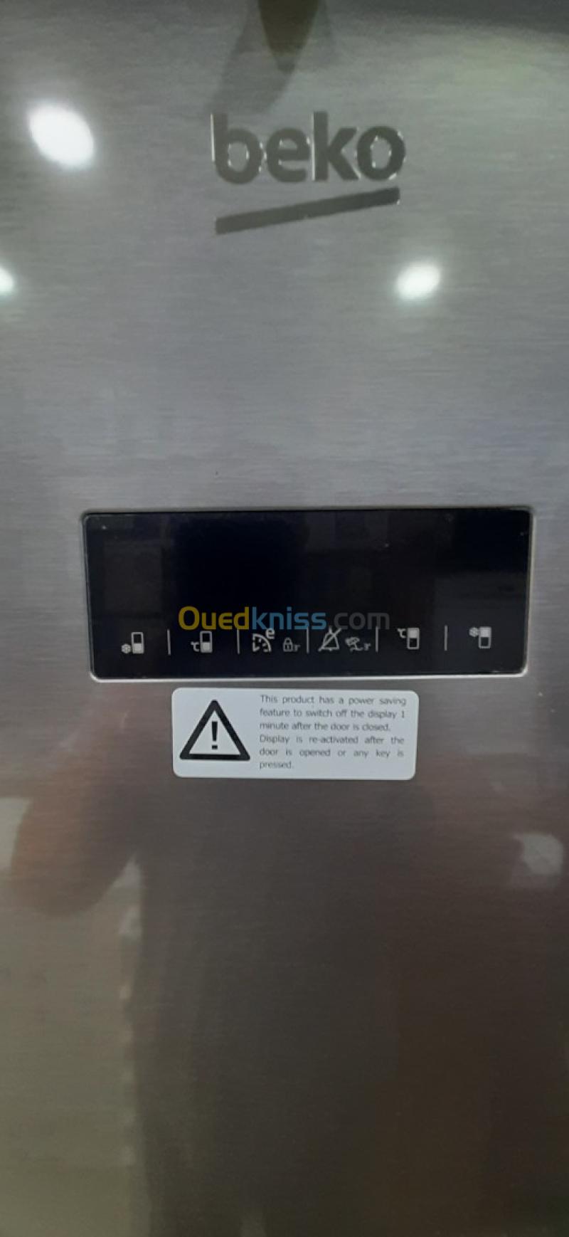 PROMOTION RÉFRIGÉRATEUR BEKO 450 COMBINÉ INOX-SILVER HARVEST FRESH SUN CYCLE 5