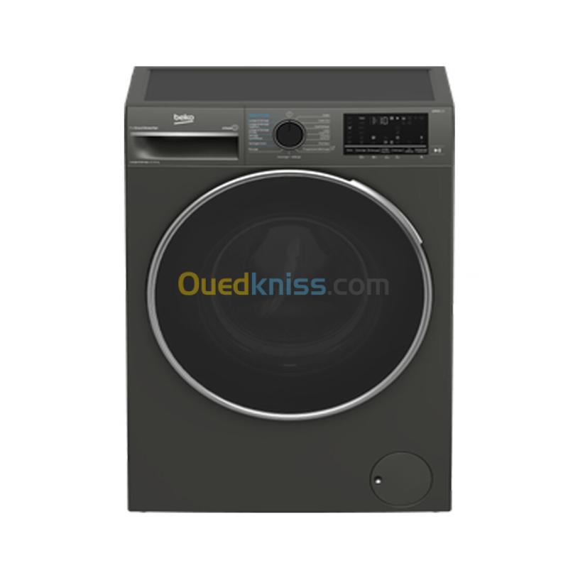 Promo machine a laver Beko 10.5kg séchante Manhattan 1400tr/min stream vapeur wifi gris 3