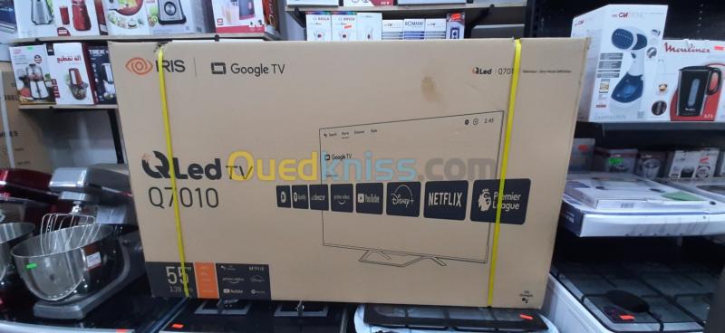  NOUVEAU PROMOTION TV IRIS 55 Q7010 QLED SMART ANDROID 11 4K UHD GOOGLE TV