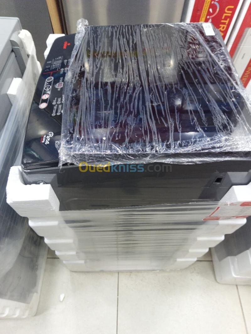Super Promo machine a laver cristor 10.5kg Grise top 4