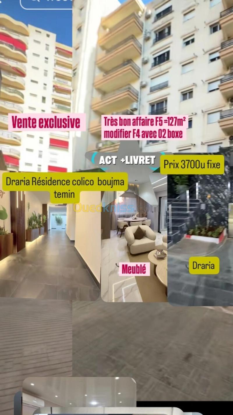 Vente Appartement F4 Alger Draria