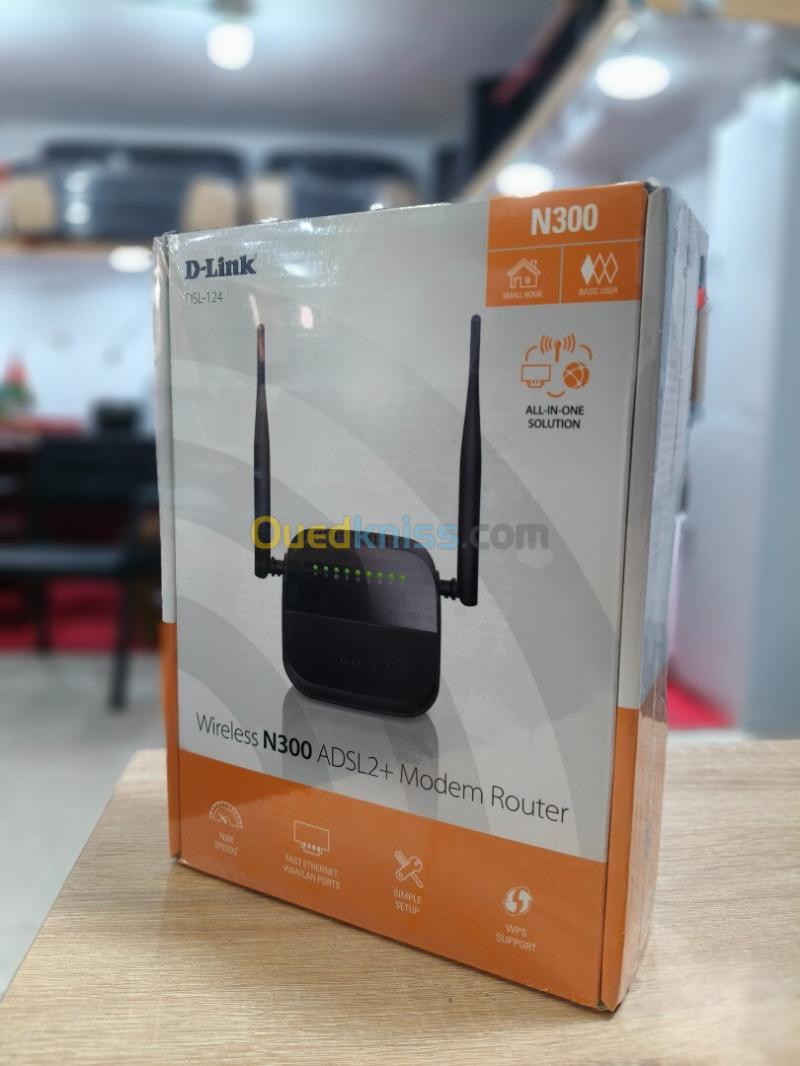 D-LINK N300 ADSL2+ DSL124 2