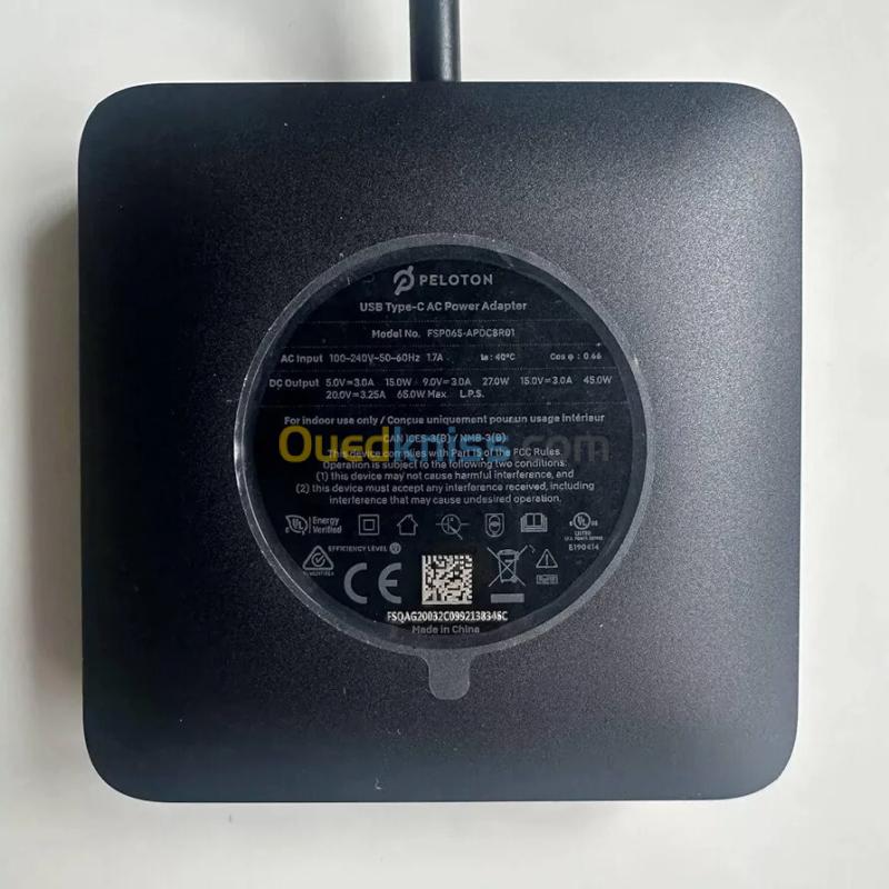 Chargeur 65W Type C Multi-usages (Laptop,téléphones,autres) Original  3