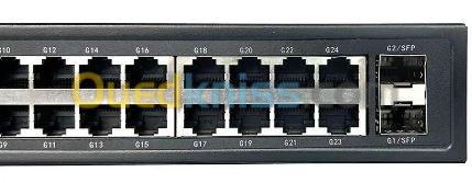 Switch 24*10/100/1000M RJ45+2*1000M SFP port* 3