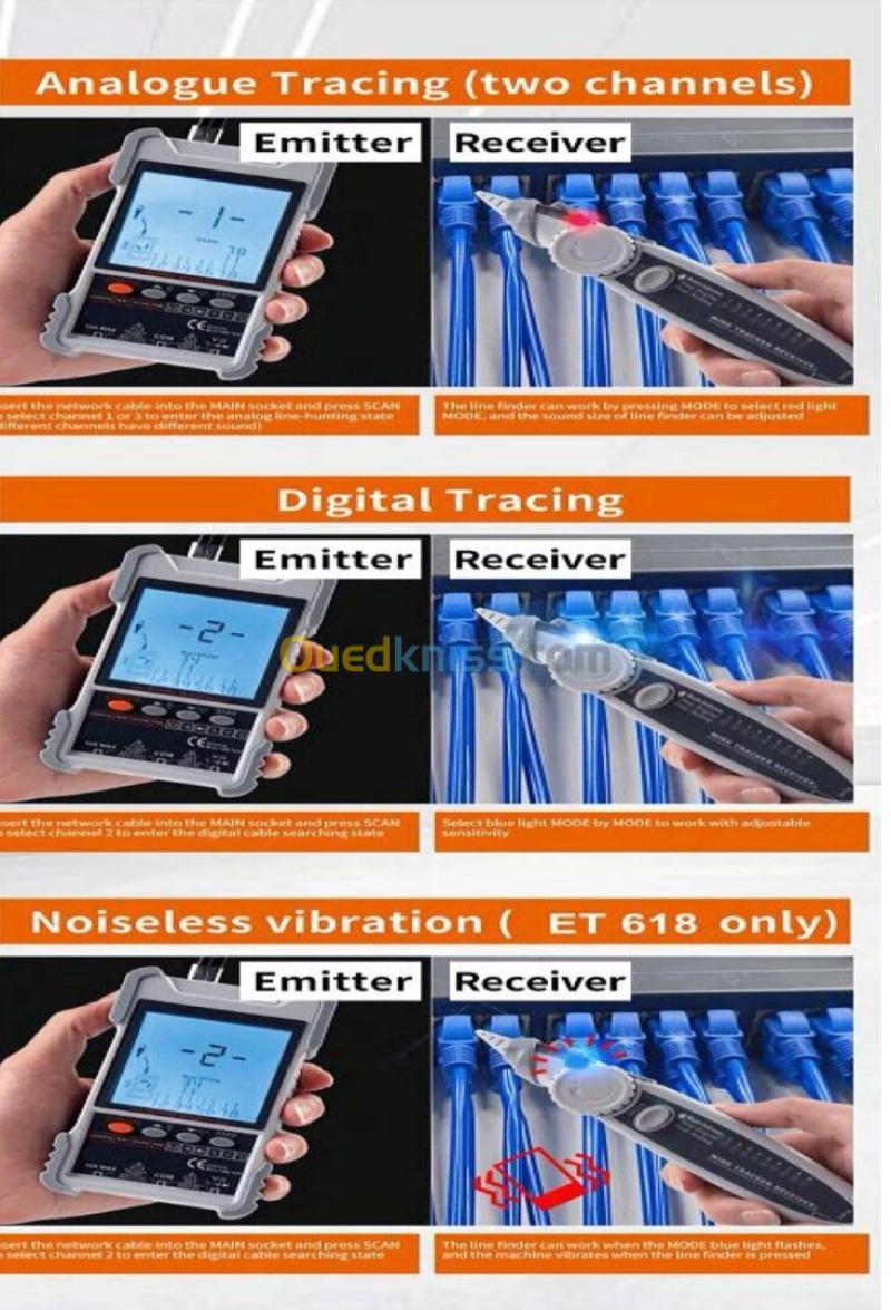 Testeur câble réseau & Multimètre  8