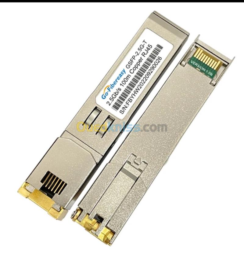 10Giga SFP+, copper RJ45 interface 3