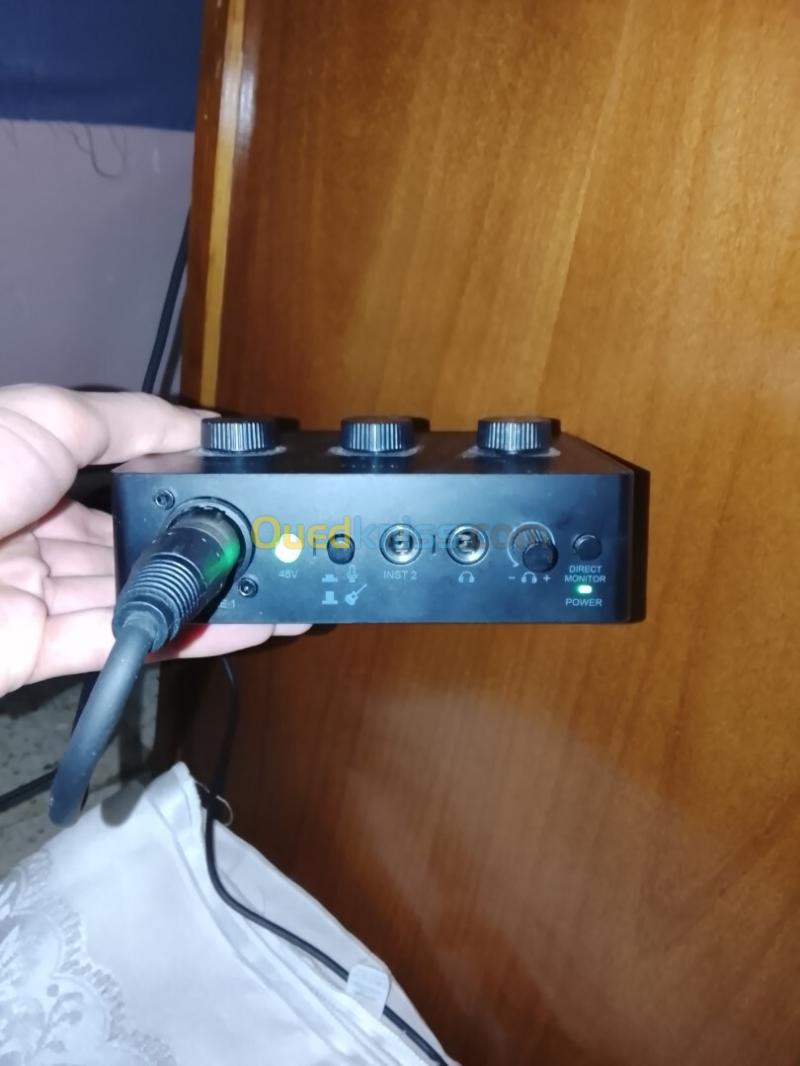 FiFine Mixer Amply 1 XLR INTERFACE Recording audio Mixer 9