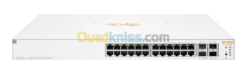 SWITCH ARUBA INSTANT ON 1930 JL684B 24 PORTS POE+ 370W 4 SFP+ SMART MANAGED PRIX ALGÉRIE
