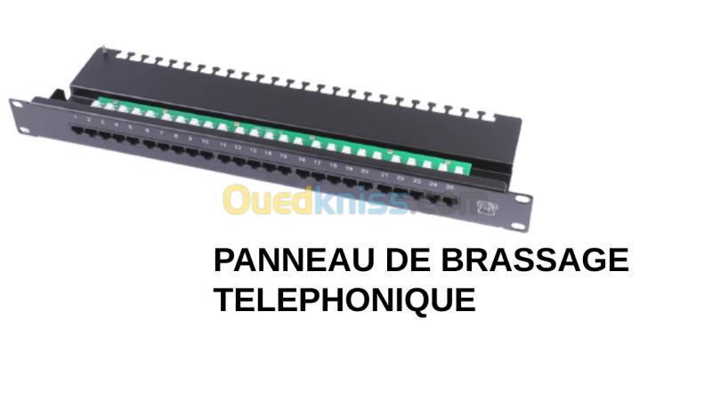 Armoire de brassage 4U 6U 7U 9U 12U 15U 18U 20U 21U 22U 24U 26U 27U 32U 42U et leur accessoire... 4