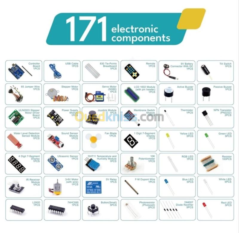Kit d'Electronique Super Starter Elegoo (171 Pièces pour Arduino et Robotique) 8