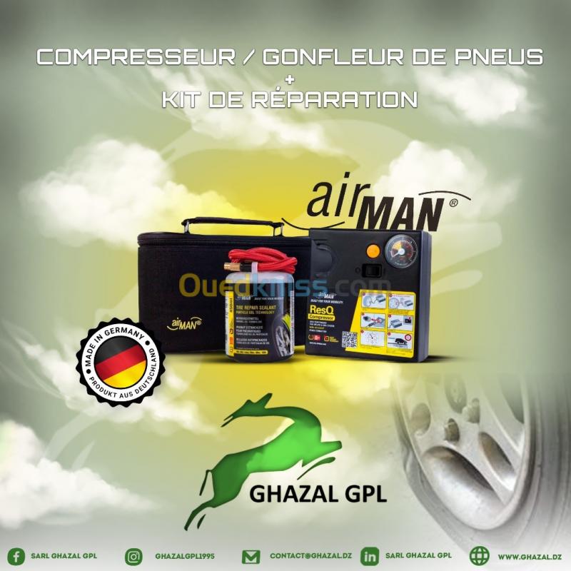 Mini Compresseur d'air gonfleur de pneu 120W _Crown - Alger Algérie