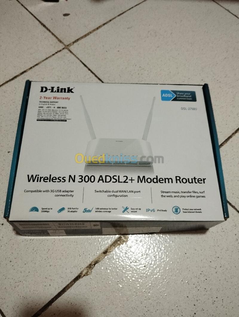 Modem Routeurs D-Link DSL-2750U