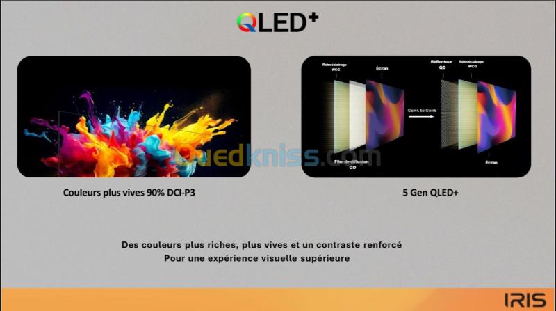 IRIS 85"Q7020 QLED GOOGLE TV 4K UHD 120HZ 10