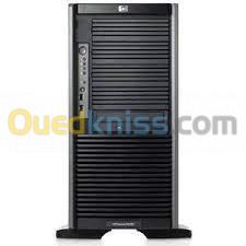  HP ML350 G5 CPU XEON 2X E5-5405 / RAM 12GB / PSU 2X 1000WATTS / HDD 2X 72GB  6X 300GB / GRAVEUR DVD