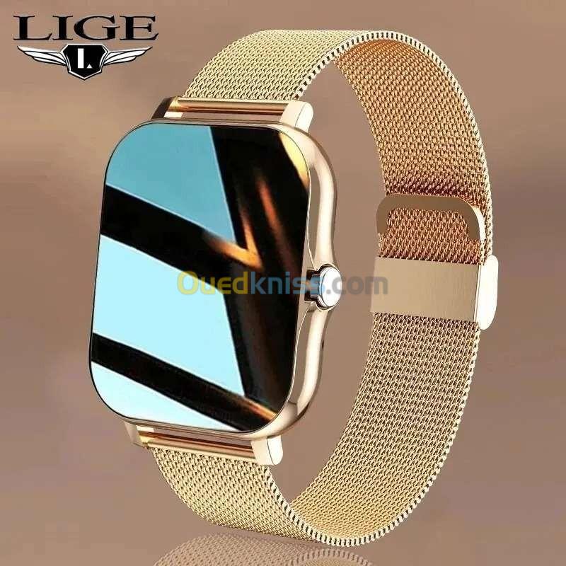  LIGE 2023 Smart Watch For Men Women Gift Full Touch Screen Sports Fitness Watches Bluetooth