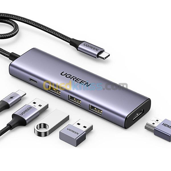 ADAPTATEUR UGREEN 5.1 USB-C VERS USB 3.0 TYPC HDMI 15597
