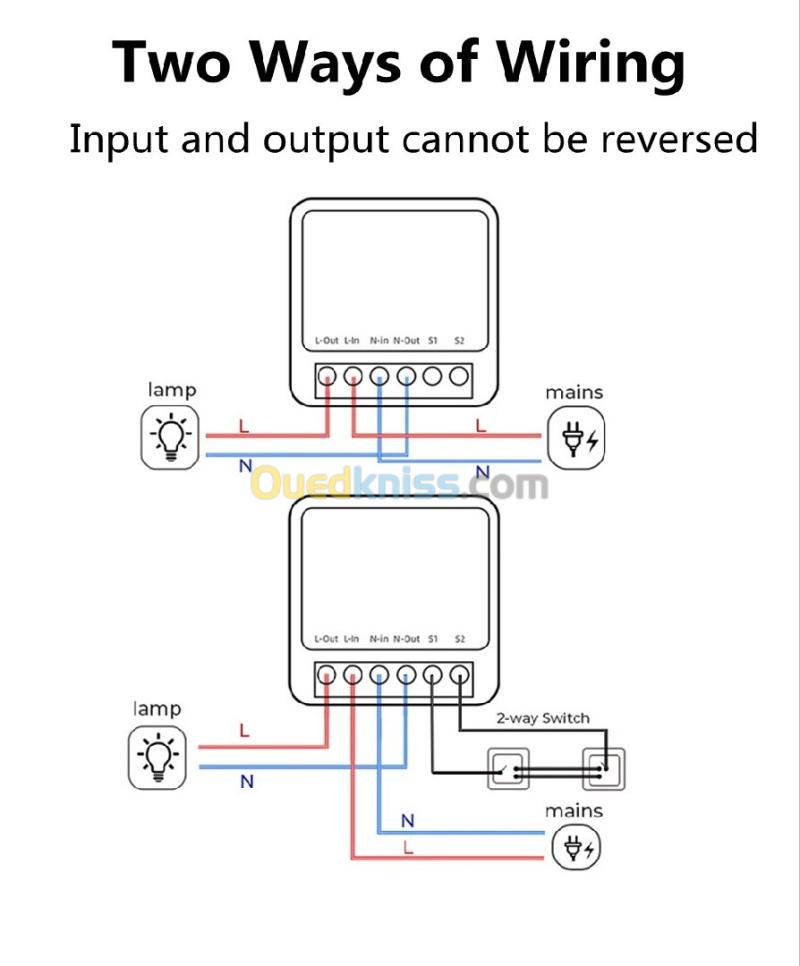 Mini switch Tuya 16A 3